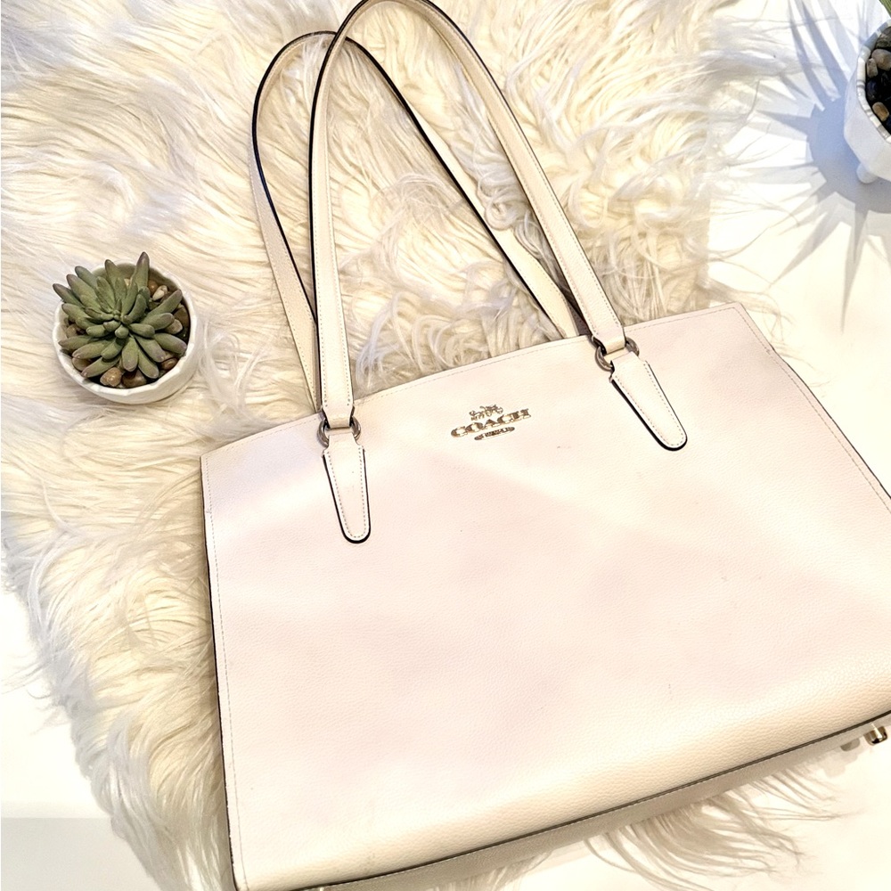 Coach Laptop Bag - Off White